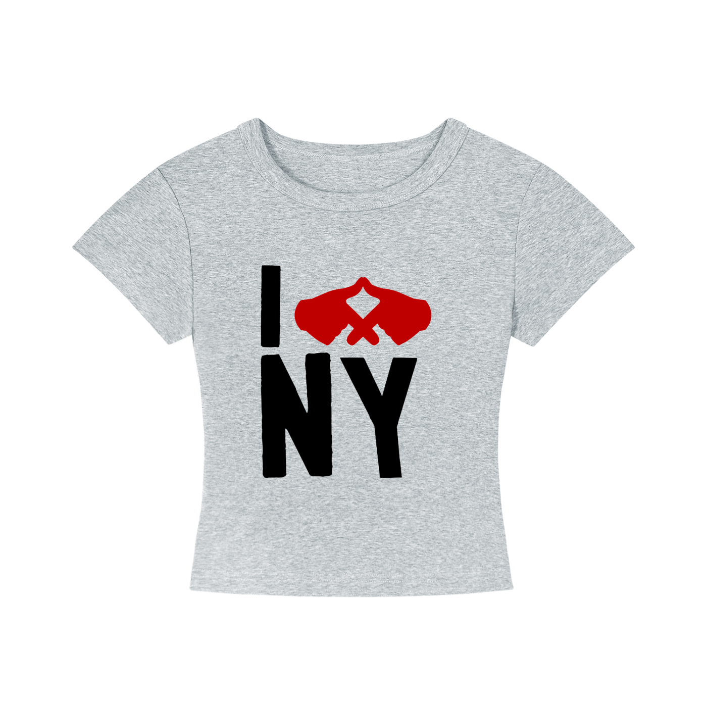 NY CROPPED TEE