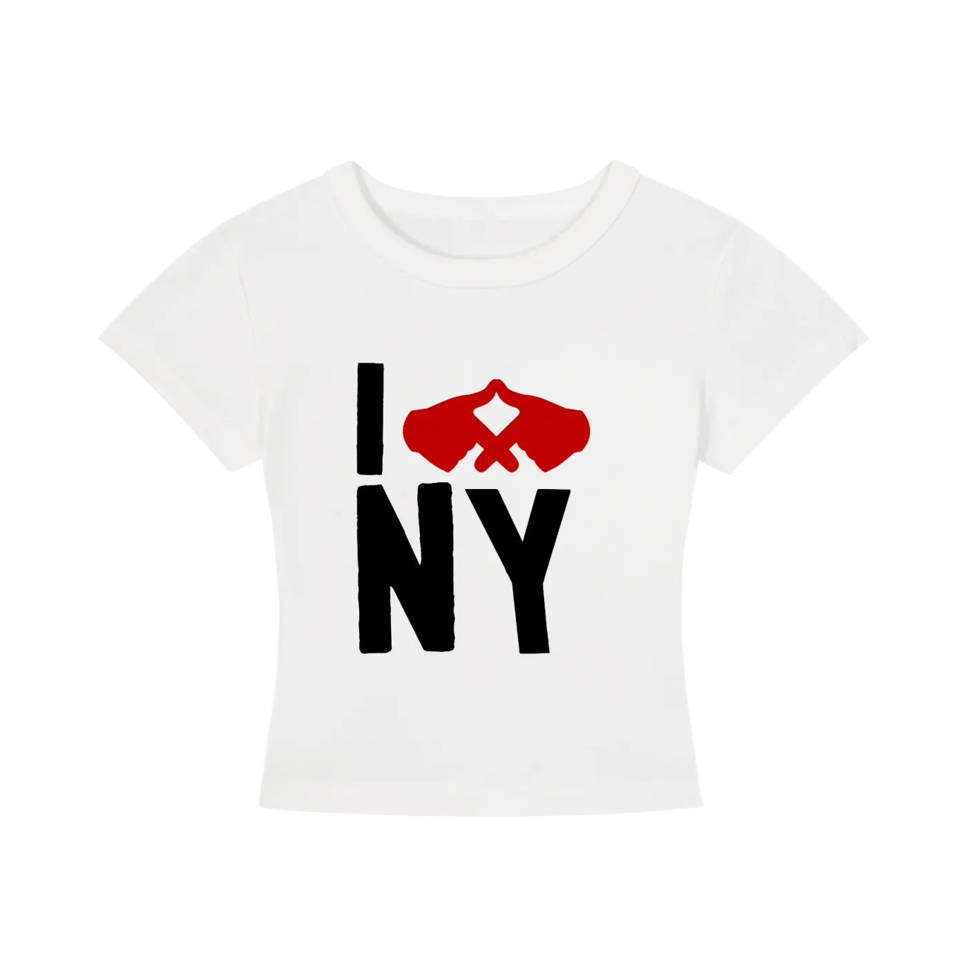 NY CROPPED TEE